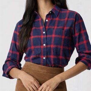 J.Crew Plaid Flannel Button Down Shirt | J. Crew Flannel | Flannel Shirt | Small